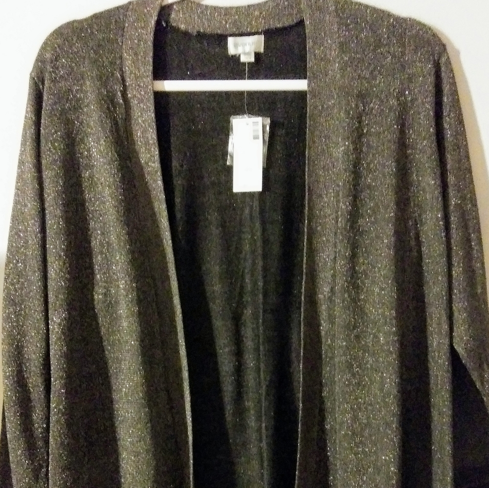 Women's Plus Size 14-16 Holiday Cardigan---NEW